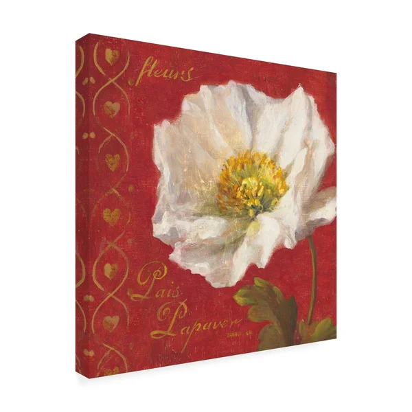 Trademark Fine Art 'Paris Blossom II' Canvas Art by Danhui Nai - Size: 18 x 18