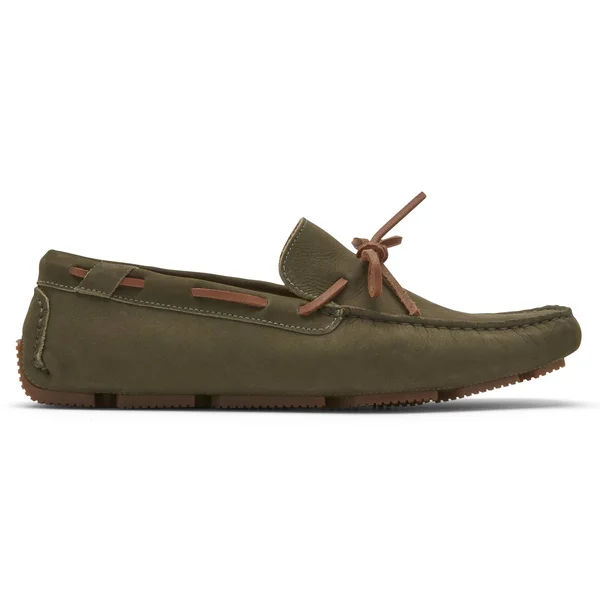 Rockport Mens Rhyder Tie Loafer Shoes - Size 10.5 W - Green