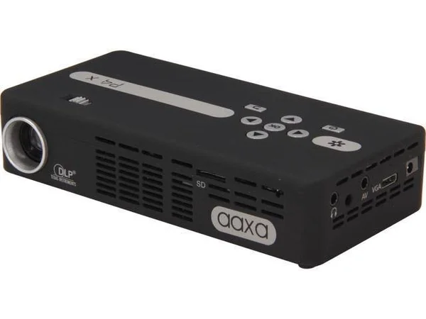 AAXA P4-X Pico - Pocket DLP Projector with Speaker - 95 lumens - Soft Black