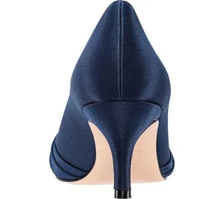 Women's Nina Chezare Open-Toe Pump - Size: 5, Blue
