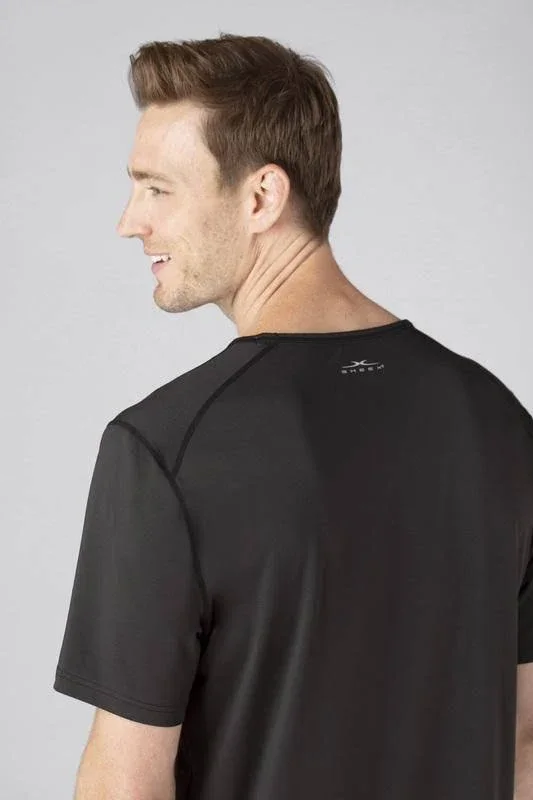 Sheex XX Large Men's Short Sleeve Tee, Black