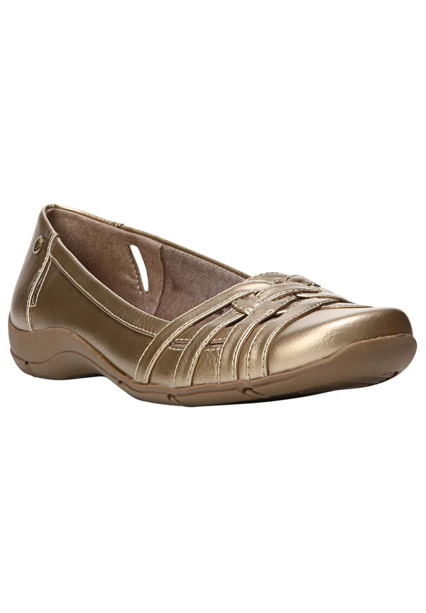 LifeStride Women's Diverse - Size: 11, Soft Gold Polyurethane