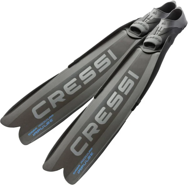 Cressi Gara Modular Impulse Full Foot Pocket - Size: 36/37, Black