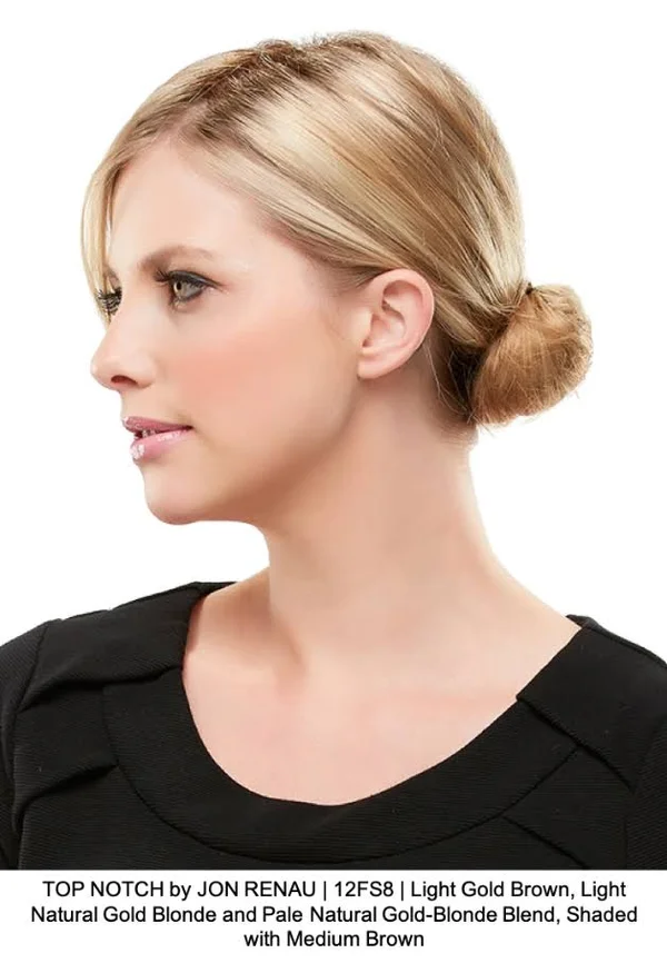 Jon Renau Top Notch Synthetic Hairpiece, 22F16S8 Venice Blonde