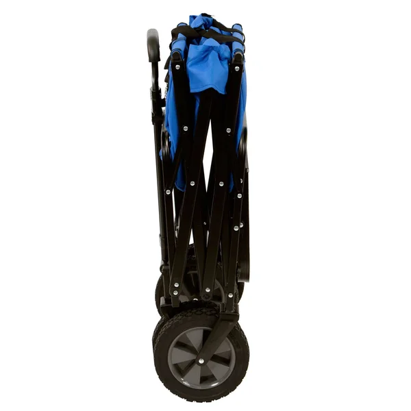 Mac Sports Folding Garden Utility Wagon with Table, Blue