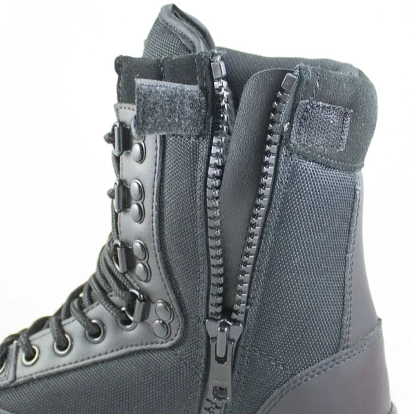 Mil-Tec Tactical Side Zip Boots - Black, US 6
