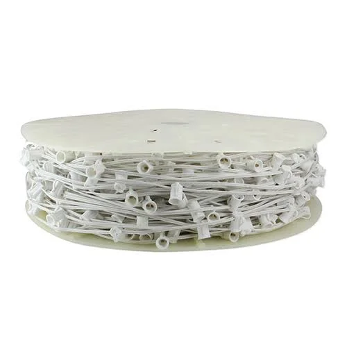 Vickerman C7 1000& x 1000 Socket Spt1 18ga White Wire 12 inch Bulb Spacing