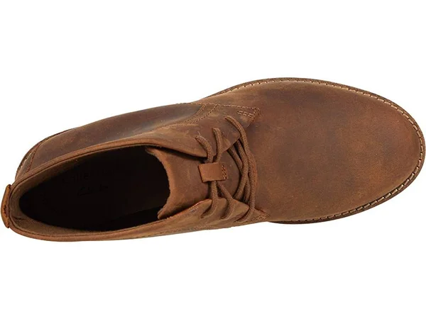 Clarks Camzin Grace Women's Boots Dark Tan Leather : 8 D - Wide