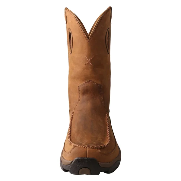 Twisted x Men's MHKBCW1 Hiker Boot, Distressed Saddle/Saddle Leather
