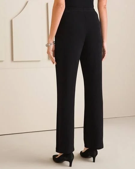 Women's Travelers Classic No Tummy Pants, Black, Size Xs Regular by Chico&s