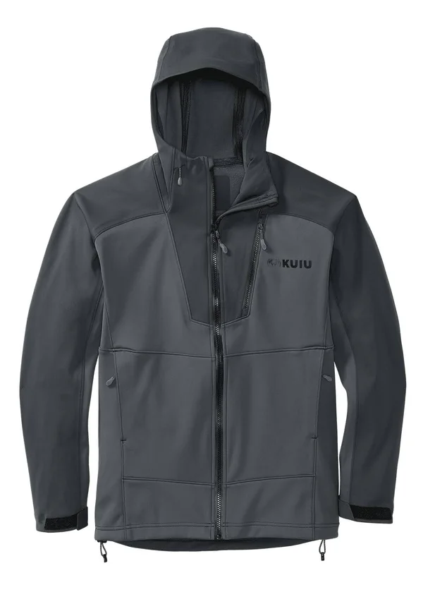 Kuiu Axis Hybrid Hooded Hunting Jacket in Gunmetal