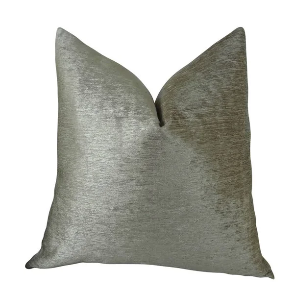 Plutus Medici Marble Ink Handmade Throw Pillow - Double Sided