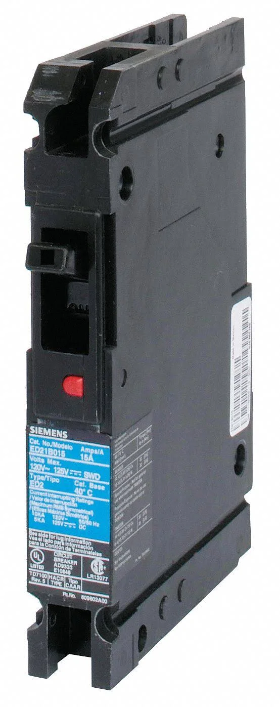 Siemens ED21B080 Circuit Breaker, 80A, 1P, 120Vac, ed2