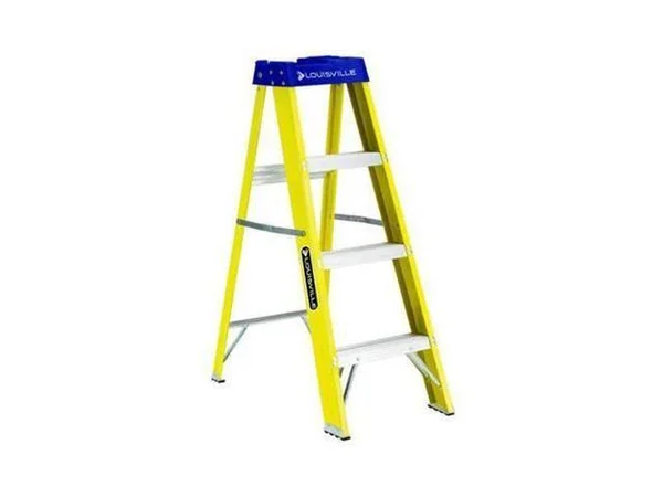 Louisville Ladder FS2004 Fiberglass Step Ladder, 4-Feet/250lb