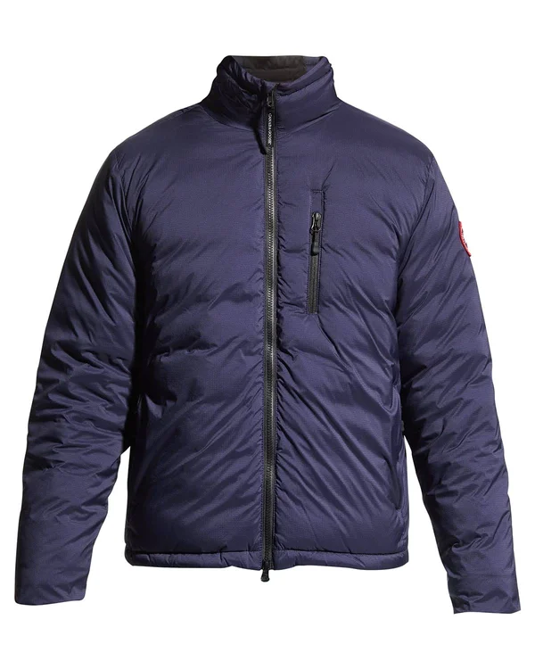 Canada Goose Lodge Matte Finish Down Jacket - Men's Atlantic Navy - M