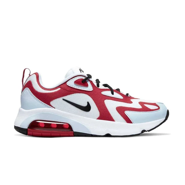 Nike Air Max 200 White/Black-Gym Red-Half Blue At6175-103 Women's
