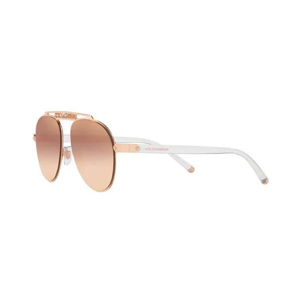 Dolce & Gabbana Sunglasses DG2235 12986F Pink Gold 57 mm
