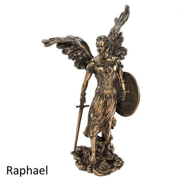Design Toscano WU968864 Uriel and Raphael-The Archangel Sculptures