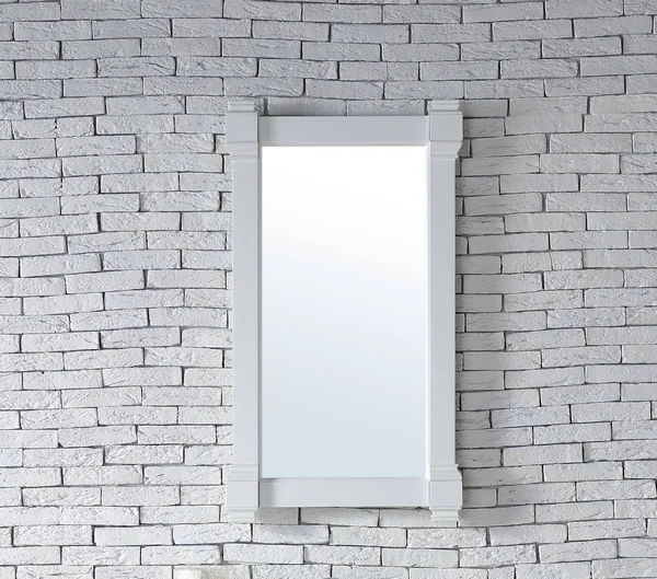 James Martin Brittany Wall Mount Bathroom Mirror -Cottage White 650-M22-CWH
