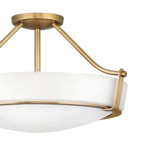 Hinkley Lighting 3221OB Hathaway Semi Flush Mount Light, Olde Bronze