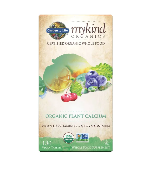 Garden of Life MyKind Organics Organic Plant Calcium, 90 Tablets