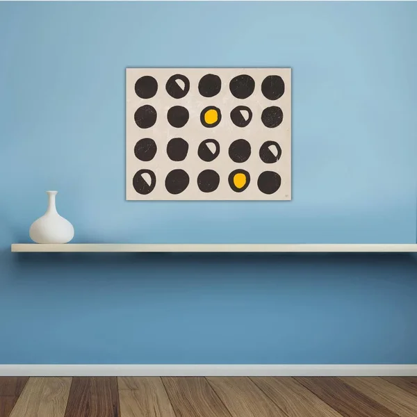 Circle Sequence Brown, 20 inch x 24 inch Metal Wall Art, Size: 20 x 24