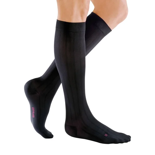 Mediven for Men Classic 30-40 mmHg Knee High - Extra Wide Calf, IV, Tall, Black