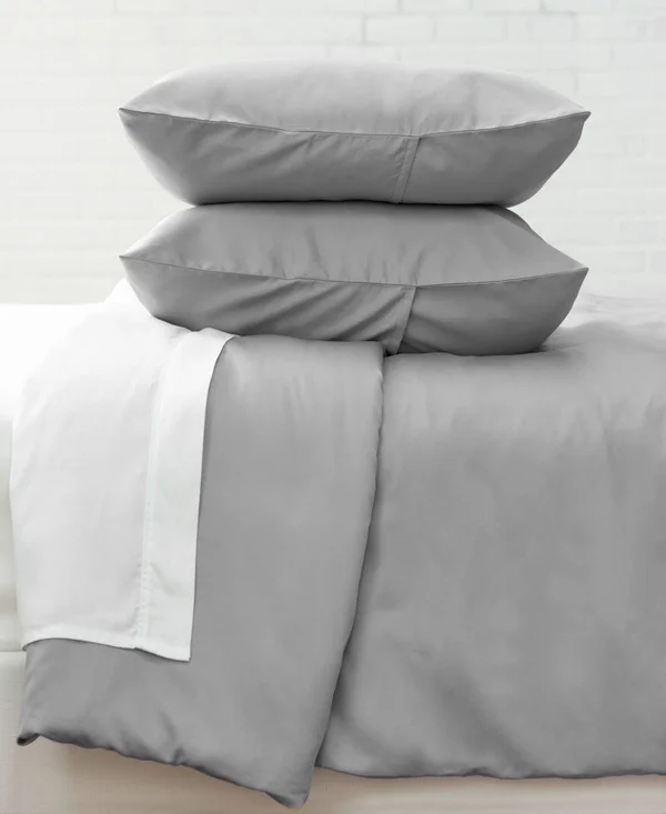 Kensington 3 Piece Duvet Set by Welhome - Size: Full, Queen, Buff
