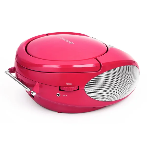 Riptunes CD Boombox w/ AM/FM Radio, Pink