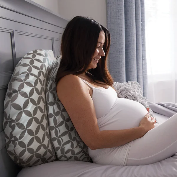 Boppy Slipcovered Total Body Pregnancy Pillow, Full Circle