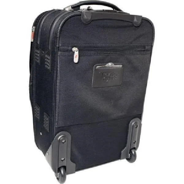 Travelers Club Skyview 6-Piece 2-Tone Luggage Set, Black
