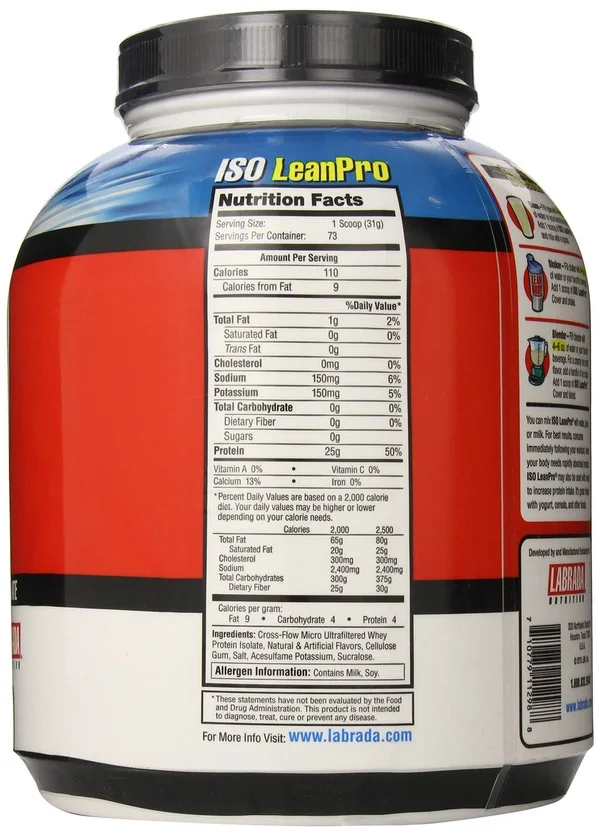 Labrada Nutrition ISO LeanPro - Vanilla - 5 lbs