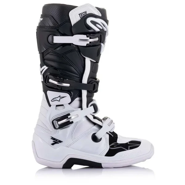 Alpinestars Tech 7 Boots - White/Red/Burgundy - 8