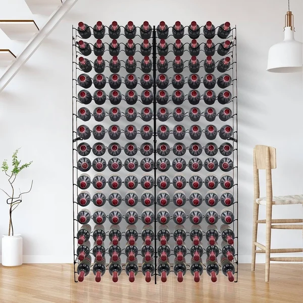 Black Hang on The Wall Wine Rack