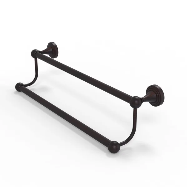 Allied Brass SG-72-30-WHM 30 in. Sag Harbor Collection Double Towel Bar Matte White