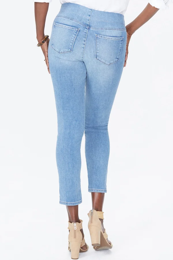 Women's Nydj Alina Pull-On Ankle Skinny Jeans - Size 00 - Blue