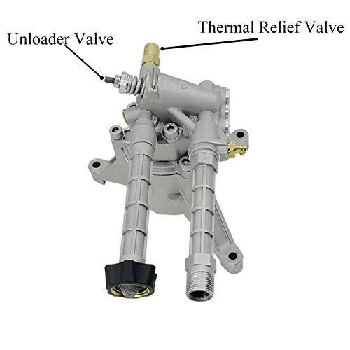 AgiiMan TJNN93B High Pressure Washer Pump Head - Replacement Water Gasoline Pump, 2800 PSI Troy Bilt Oil Pump Accssories Fits Ka