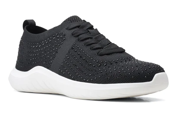 Clarks Women's Nova Spark Shoes - Wide Black in Size 9.5