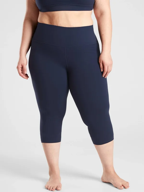 Athleta Women's Elation Capri Navy Plus Size 2x