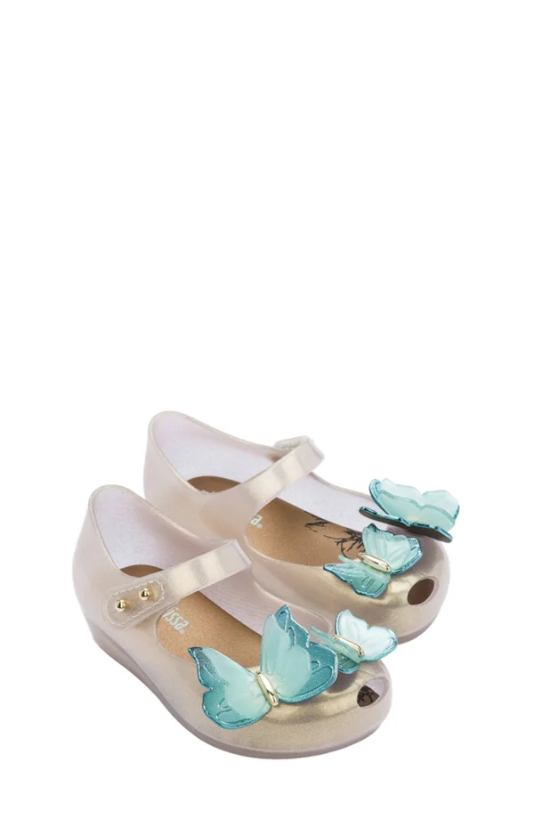 Toddler Girl's Mini Melissa Ultragirl Butterfly Mary Jane Flat