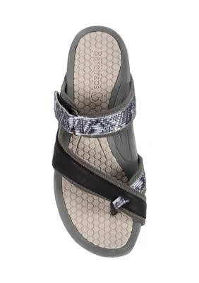 Baretraps Women's Deserae Slide Sandals - Dark Grey - 9W