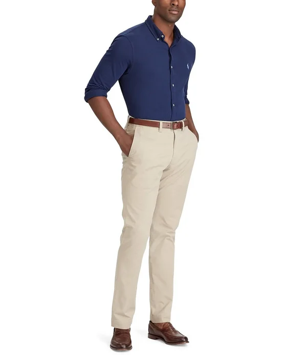 Polo Ralph Lauren Men's Big & Tall Stretch Straight Fit Chino - Norfolk Grey