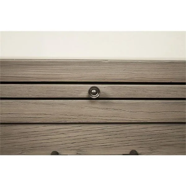 Riverside Furniture Vogue 1 Drawer Nightstand in Gray Wash
