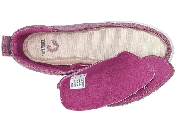 Billy Footwear Classic Lace High Chambray Women's Shoes Berry Jersey : 7 M