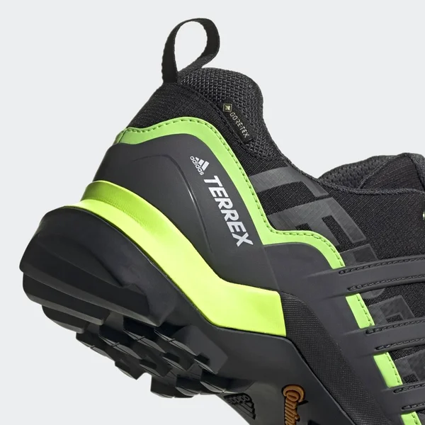 Adidas Outdoor Terrex Swift R2 GTX Hiking Shoe - Men's Black/Dgh Solid Grey/Signal Green, 10.5