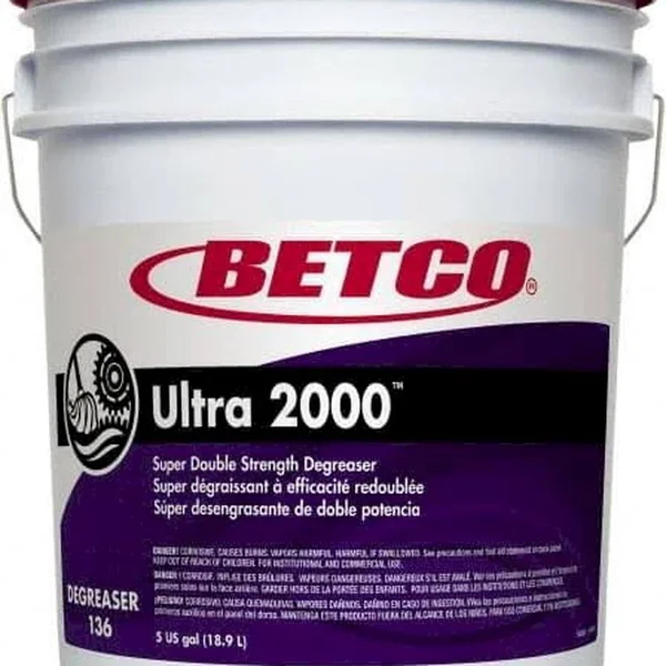 Betco 1360500 Ultra 2000 Heavy Duty Butyl Cleaner Degreaser - 5 Gal
