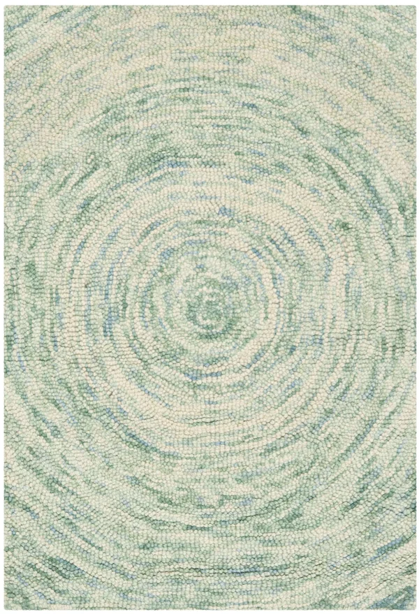 Safavieh 3& x 5& Ikat IKT635A Ivory, Blue Rug