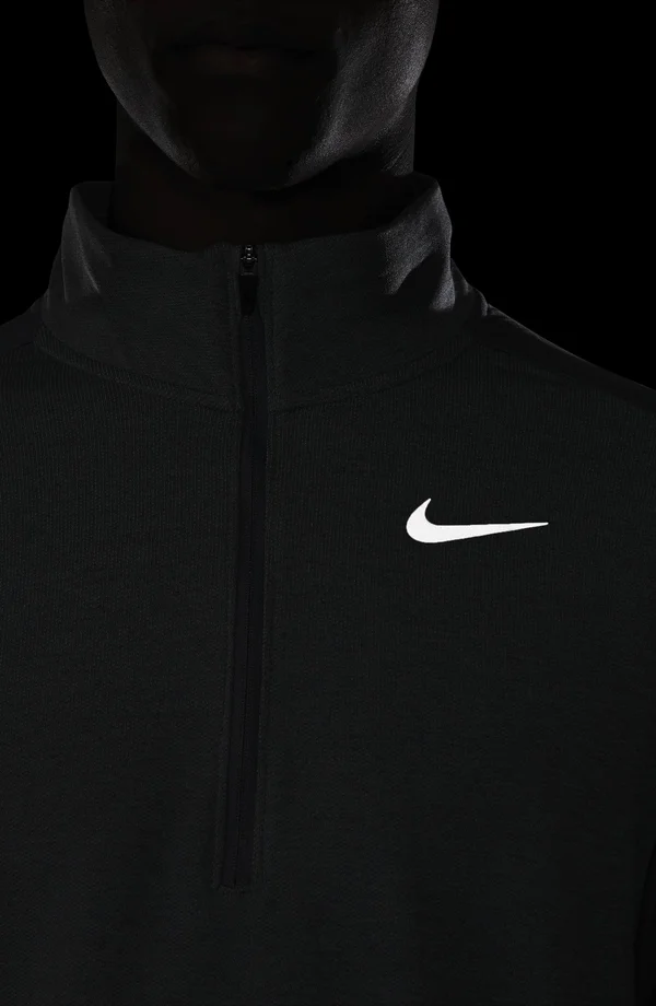 Nike Dri-Fit Men's 1/2-Zip Running Top (Smoke Grey)