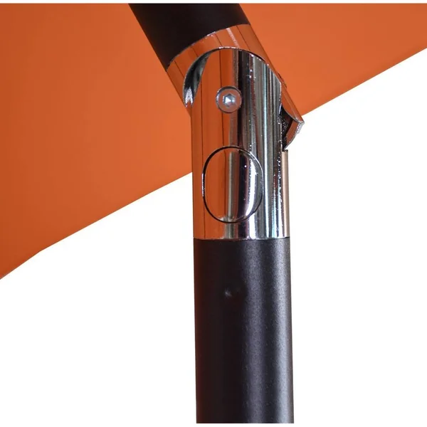 Astella 9 ft. Steel Push Tilt Market Umbrella, Green