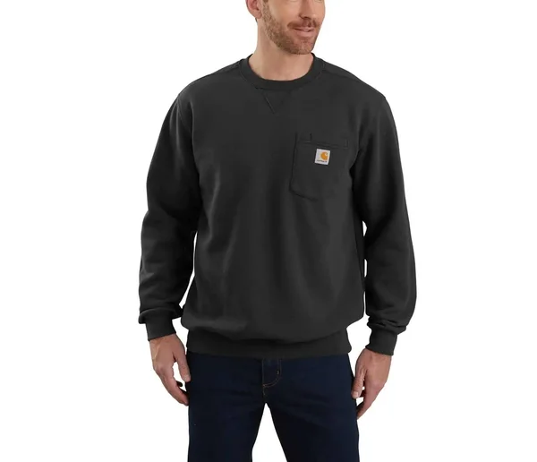 Carhartt Crewneck Pocket Sweatshirt - Men's Black - S